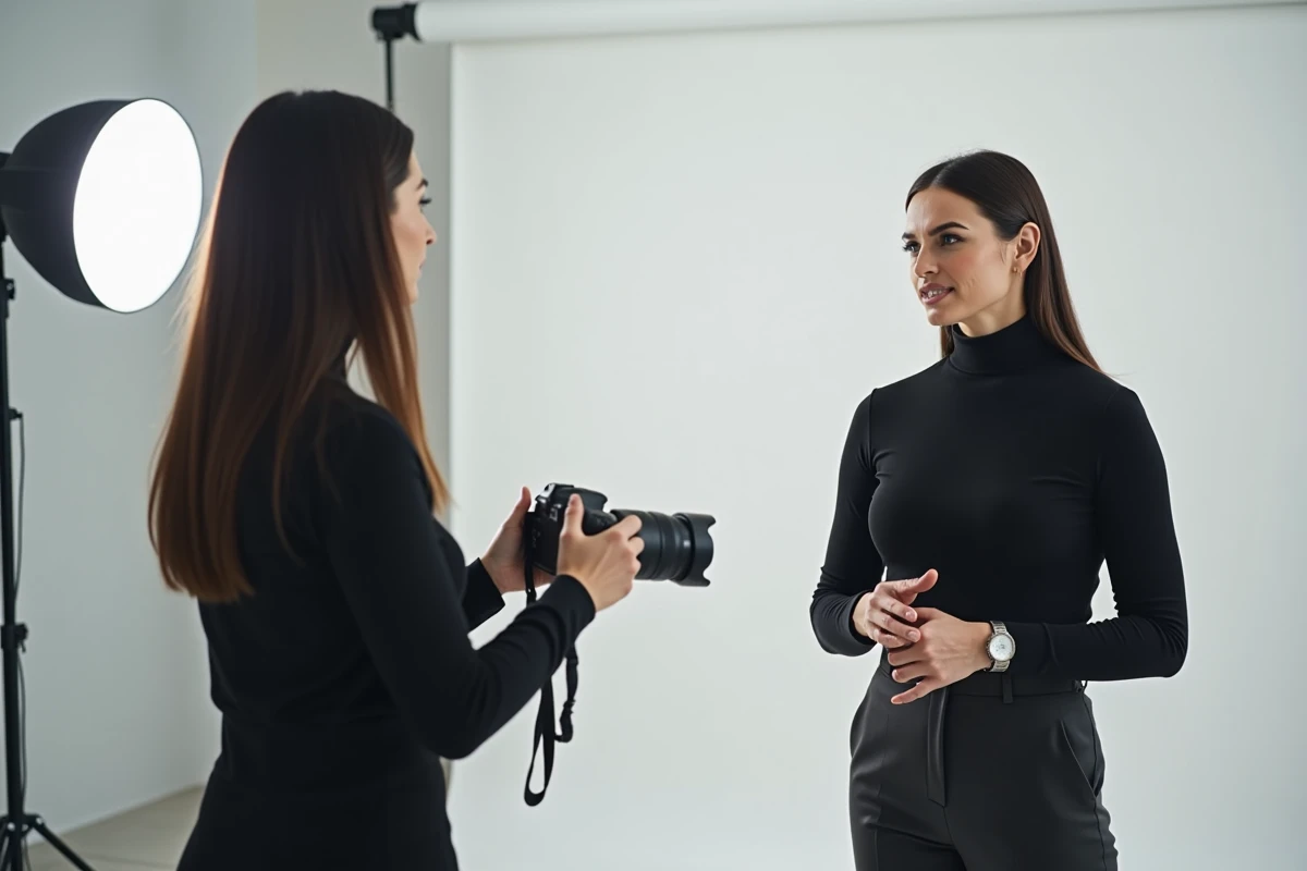 Photographe professionnelle réalisant des portraits corporate pour améliorer l'image d'une entreprise